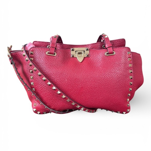 Valentino Garavani Rockstud Two Way – ORO Red Colorway – With Accessory Set - Picture 6 of 10